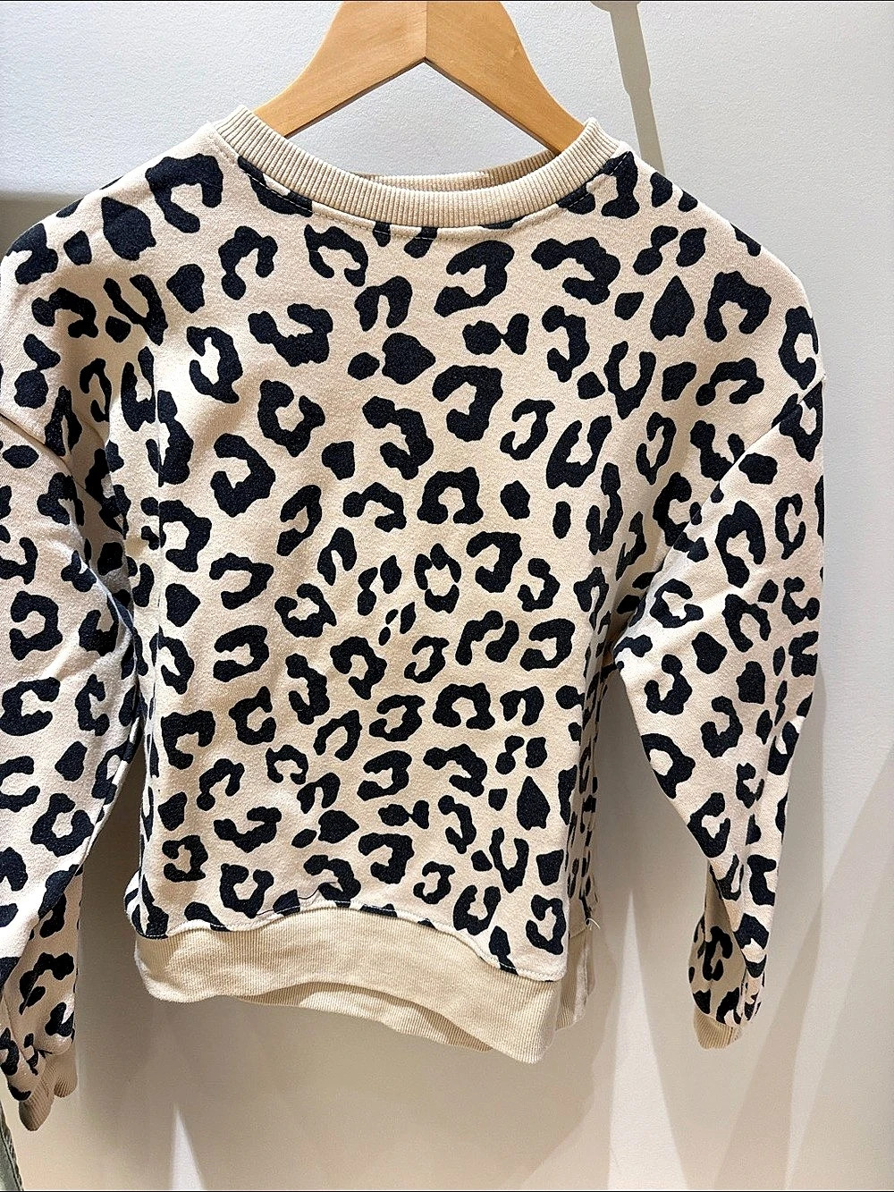 Zara Girls Leopard Print Sweater Size 13-14Y